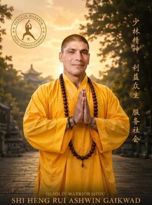 Shaolin Warrior Shifu Shi Heng Rui Ashwin Gaikwad